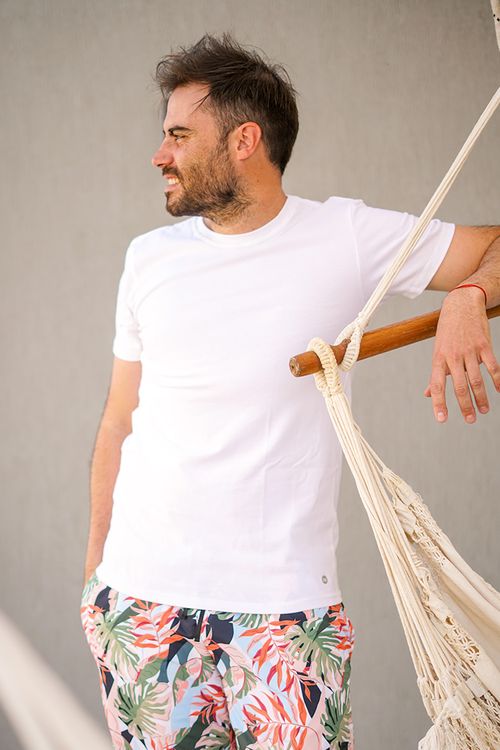 REMERA BASIC MANGA CORTA JERSEY ALGODON