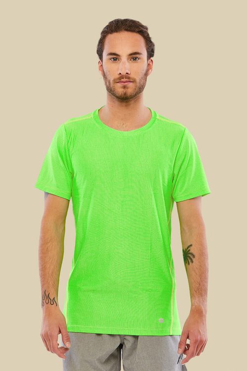 REMERA BEND MANGA CORTA MICROFIBRA MINICUADRO