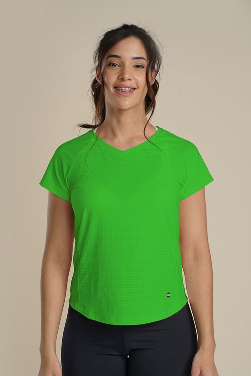 REMERA RUNNING MINICUADRO