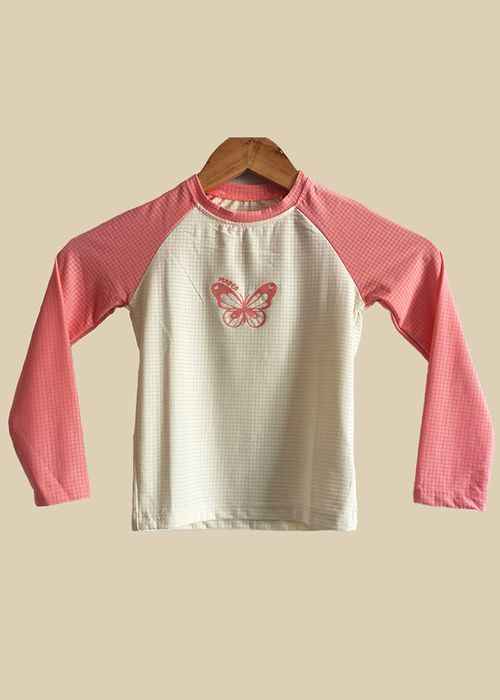 NENA REMERA SURF MANGAS LARGAS FANTASY MINICUADRO