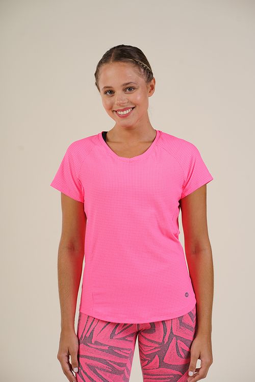REMERA RUNNING MINICUADRO