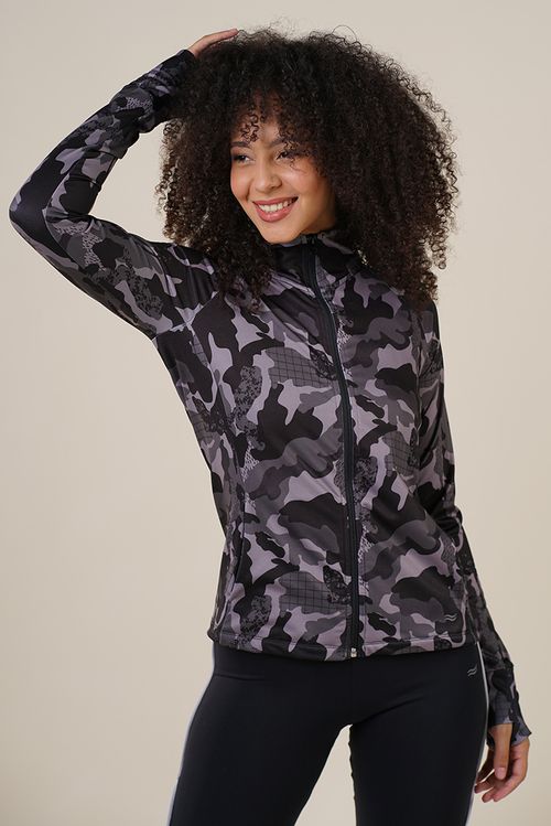 CAMPERA TATIANA CAMOUFLAGE GRIDPOLISAP FRIZADO