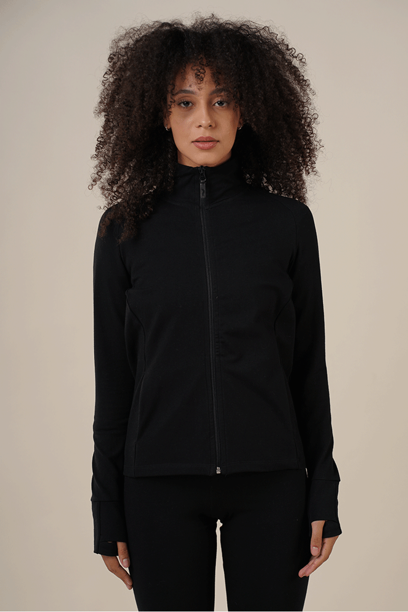 Campera-Tatiana-Algodon-y-Lycra-Negra-con-elastico