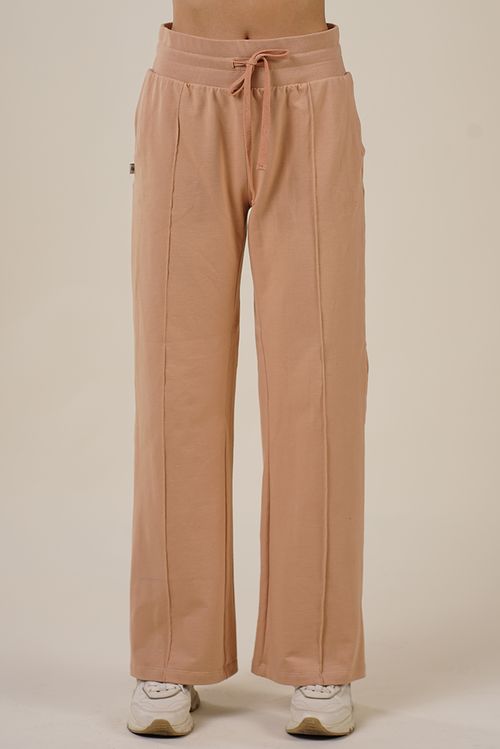 PANTALON MOLLY RUSTICO ELASTIZADO  COMBINADO RIBB