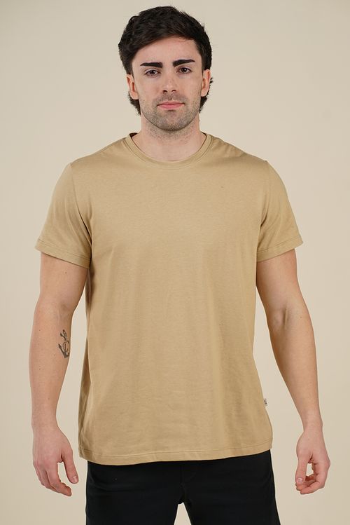 REMERA BASIC JERSEY ALGODON RIGIDO GAMUZADO