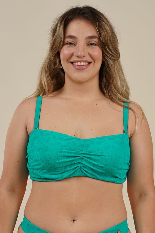 CORPIÑO ANGELINA JACQUARD LEAVES