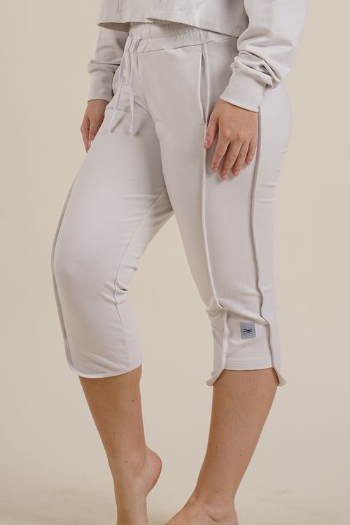 PANTALON TUNNELS I 3/4 RUSTICO ELASTIZADO CON VIVOS.