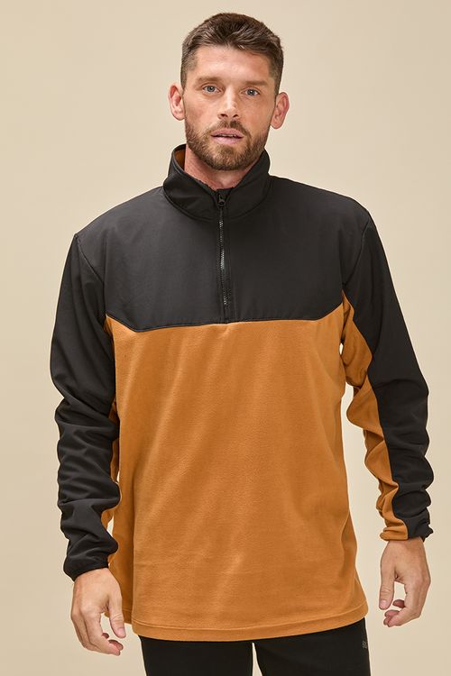 BUZO JUSTIN MICROPOLAR COMBINADO MICROFIBRA CON LYCRA