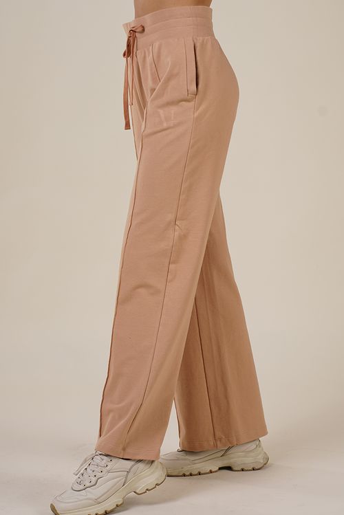 PANTALON MOLLY RUSTICO ELASTIZADO COMBINADO RIBB