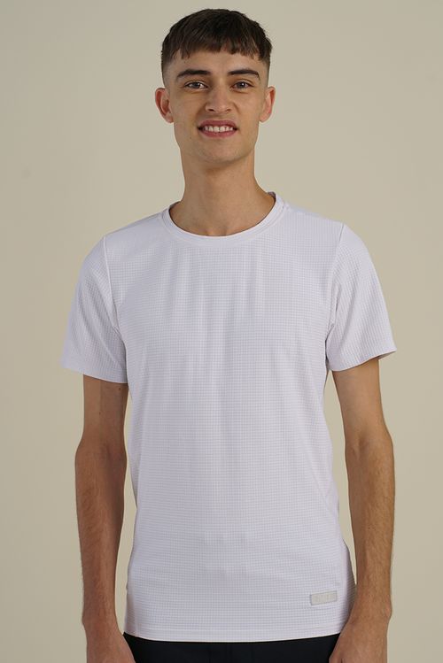 REMERA BEND MANGA CORTA MICROFIBRA MINICUADRO