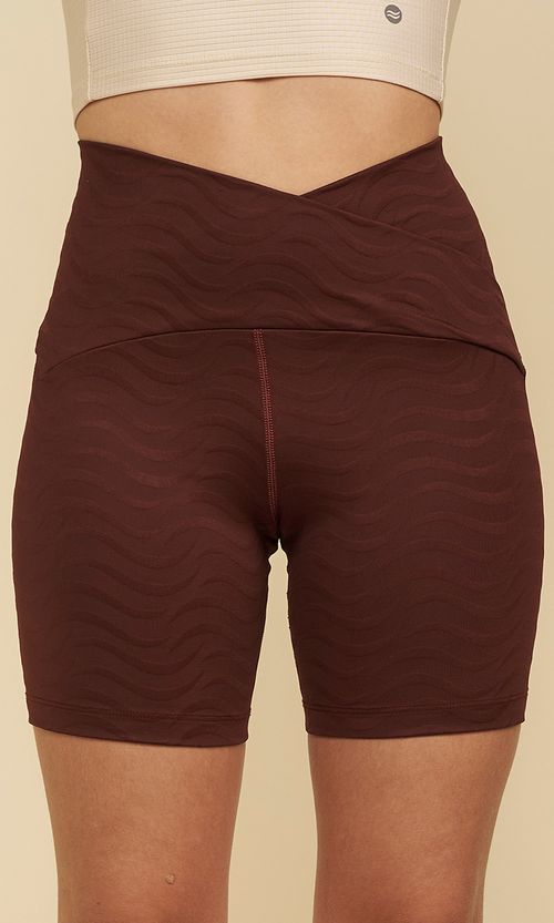 SHORT CICLISTA POPPY BIKER SUPPLEX TEXTURADO WAVES