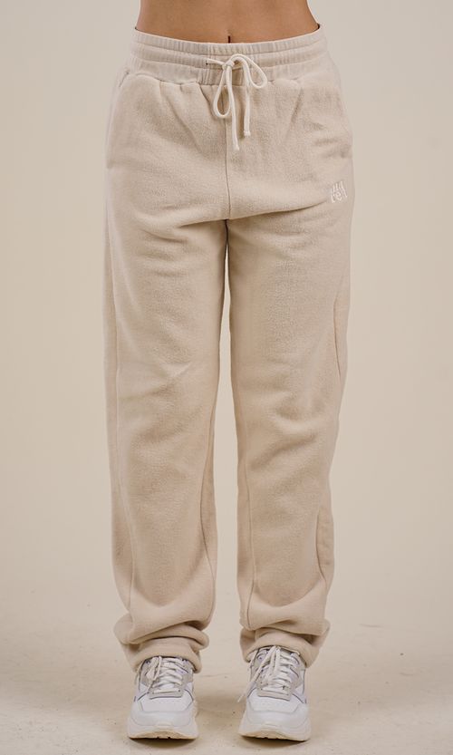 PANTALON PRUNA I CON RECORTES FRIZA VELOUR