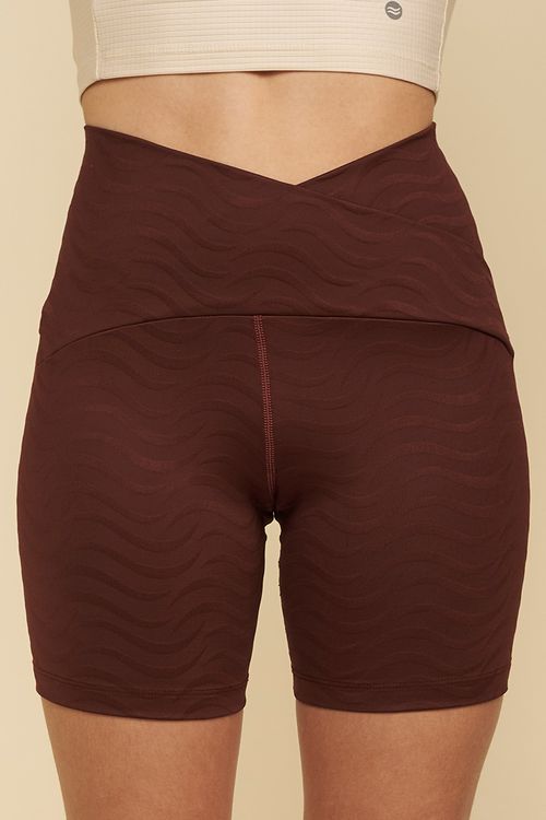 SHORT CICLISTA POPPY BIKER SUPPLEX TEXTURADO WAVES