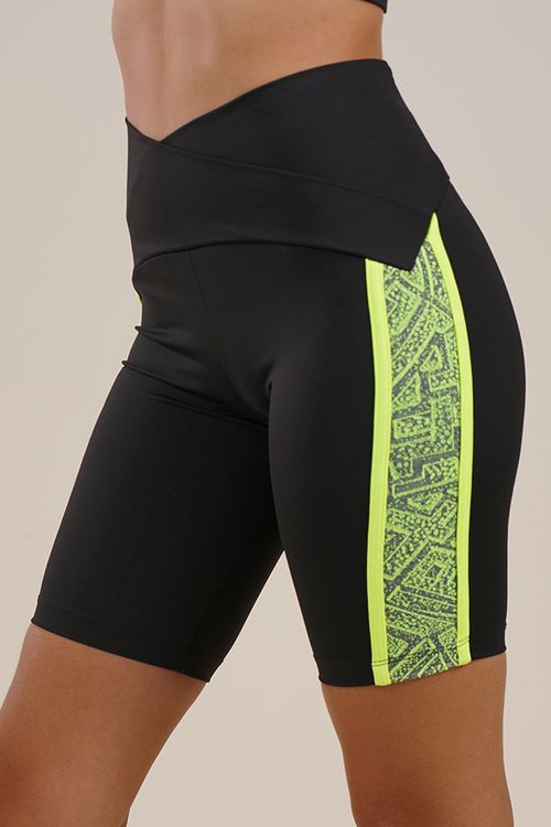 SHORT CICLISTA POPPY I SUPPLEX JACQUARD CON VIVOS