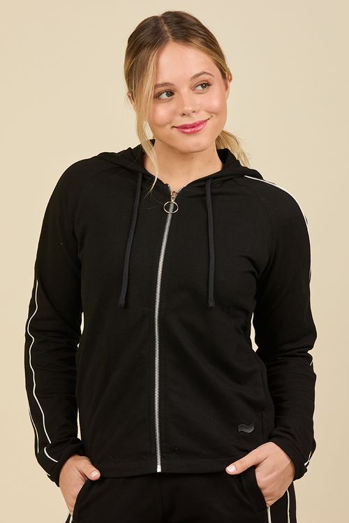 CAMPERA JUPITER II PIQUÉ CON VIVO