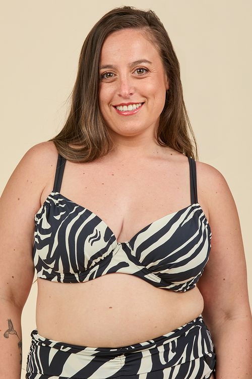 CORPIÑO LOUBET DUO CEBRA LUSH COMBINADO