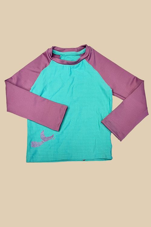 NENE REMERA CHULE I MANGAS LARGAS MERMAID MINICUADRO