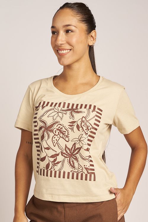 REMERA JAZMIN MANGA CORTA FOGLIA