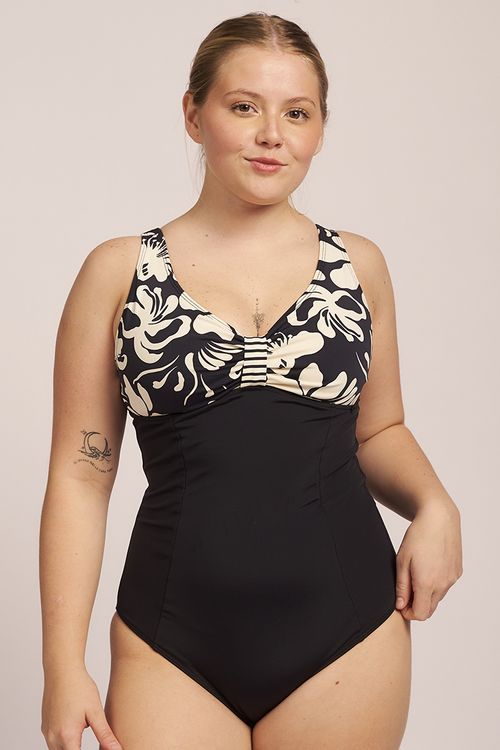 ENTERA AMBERES COMBINADA IVORY FLORA RAYAS