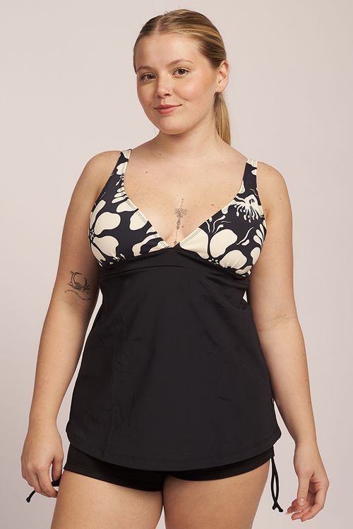 TANKINI MARILÚ COMBINADO IVORY FLORA